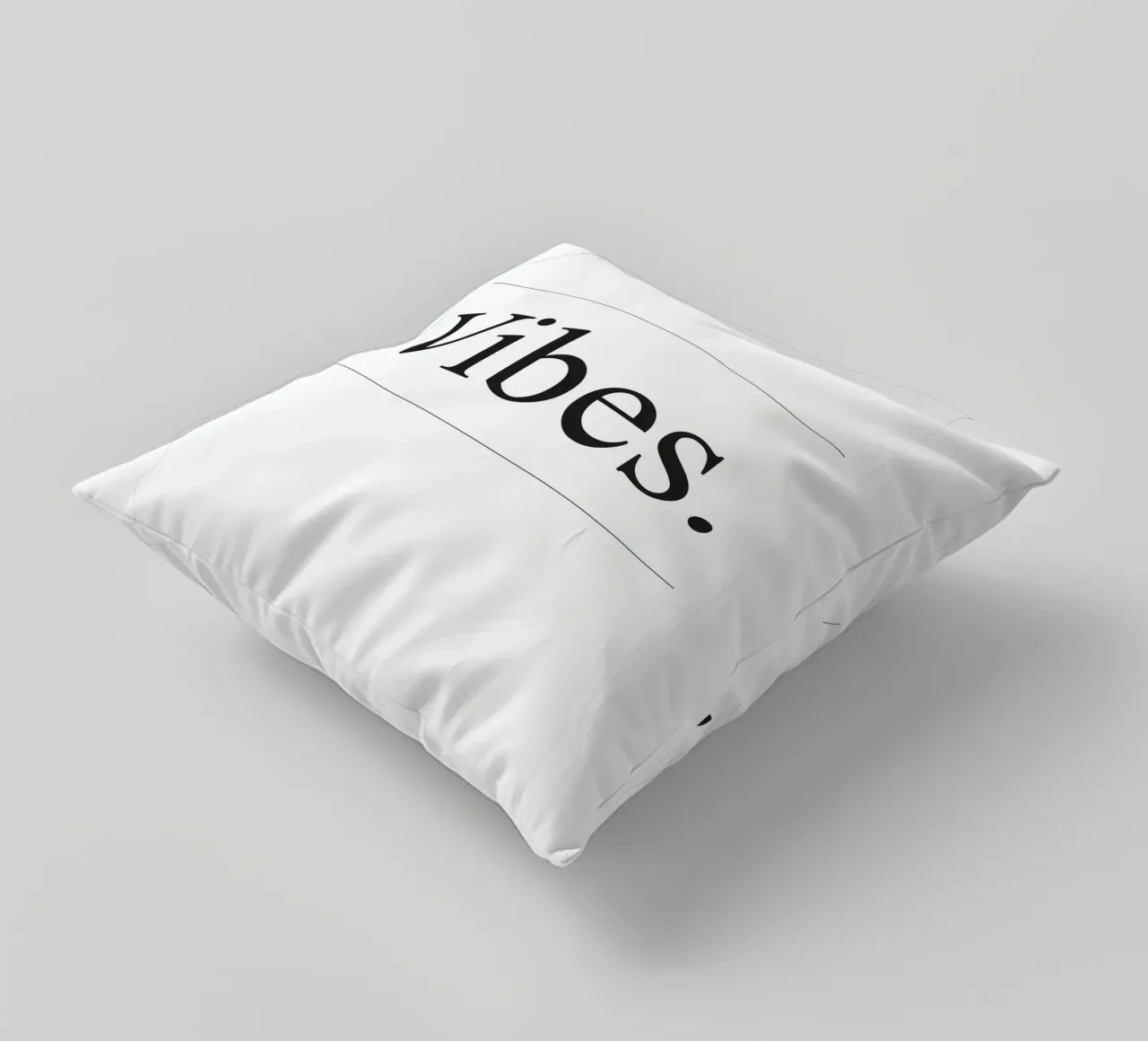 Vibes. decorative cushion by Bytenar