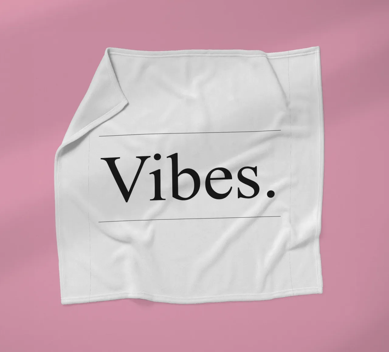 Vibes. fleece blanket by Bytenar