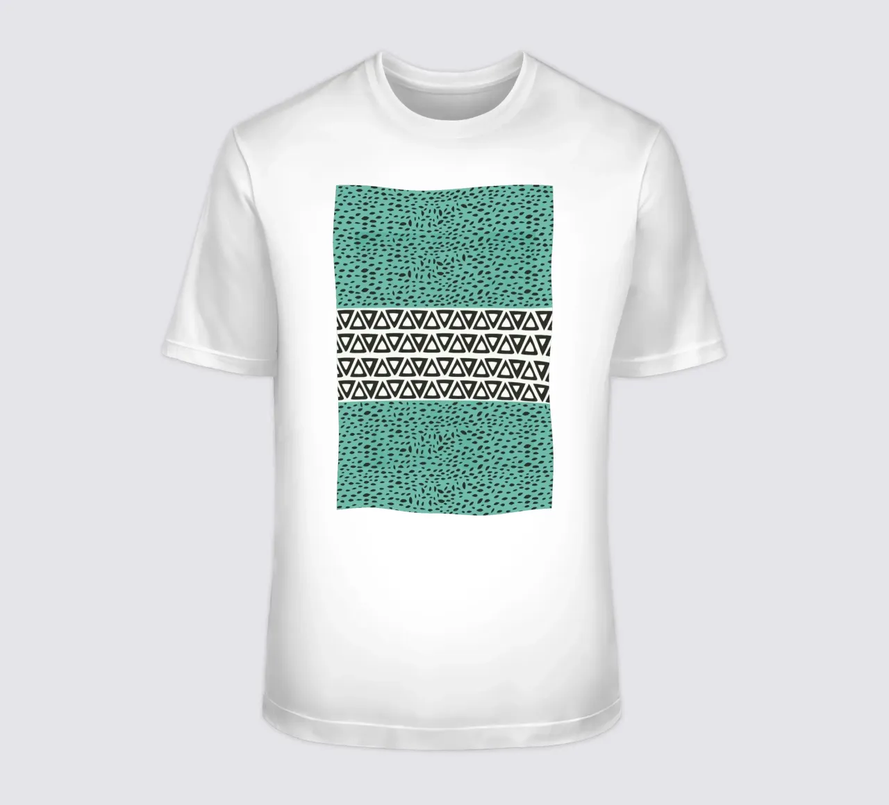 River Path Aqua t-shirt da Pom Graphic Design