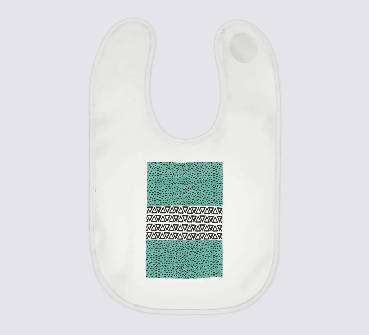 River Path Aqua Babylätzchen von Pom Graphic Design