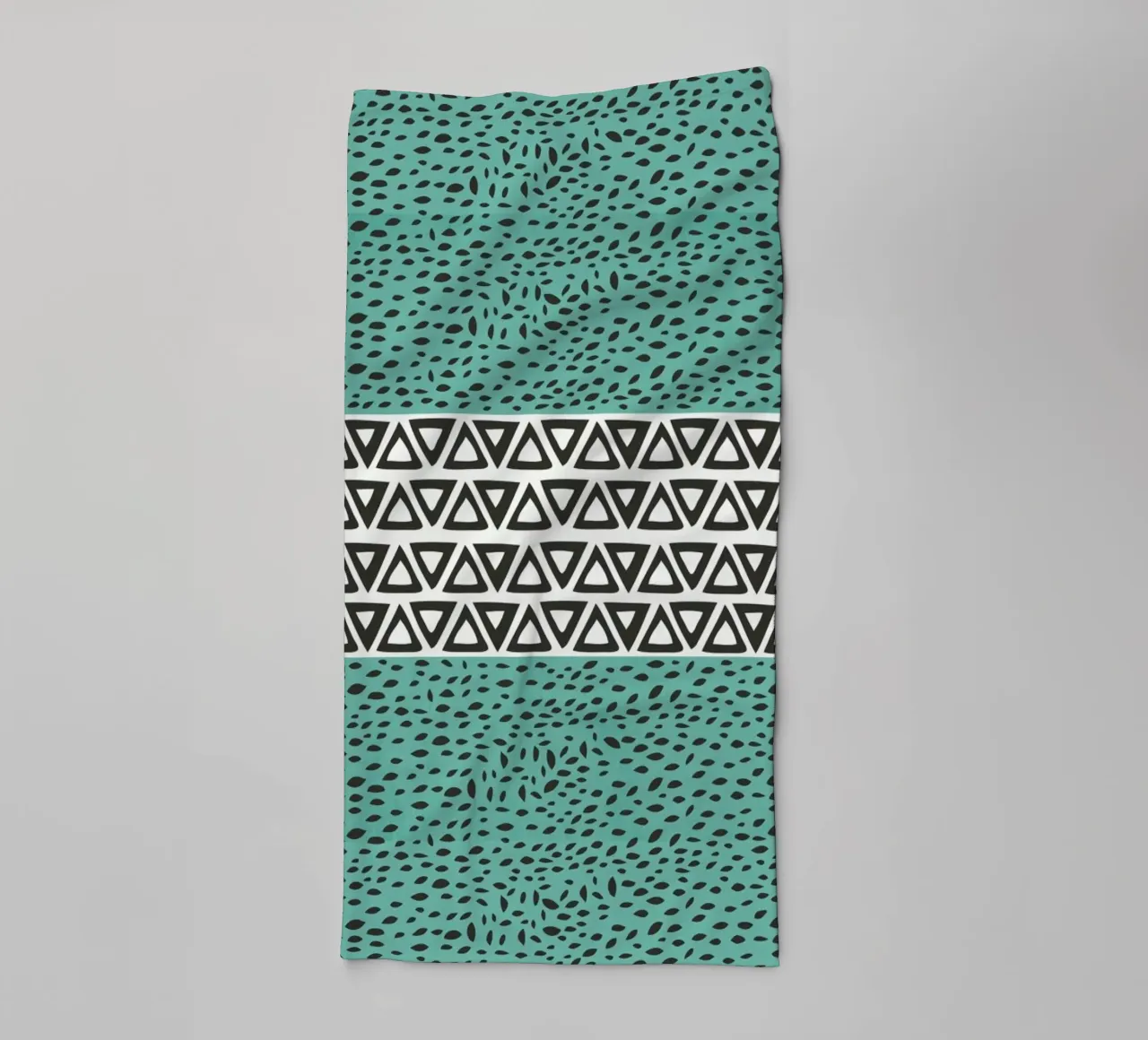 River Path Aqua asciugamano da bagno da Pom Graphic Design