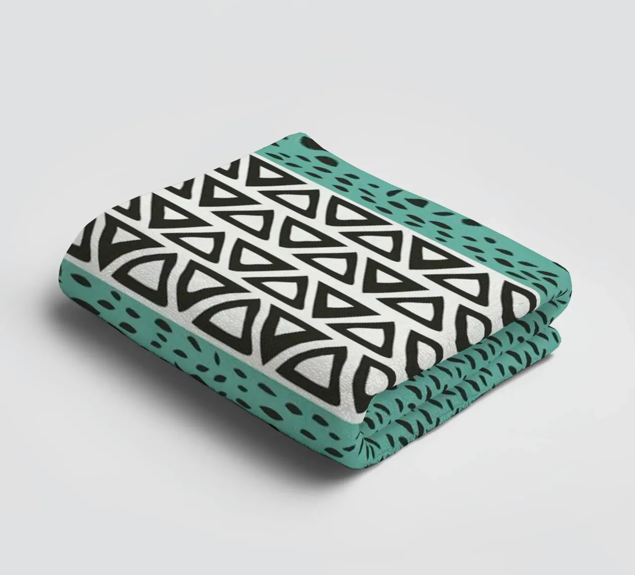 River Path Aqua asciugamano da bagno da Pom Graphic Design