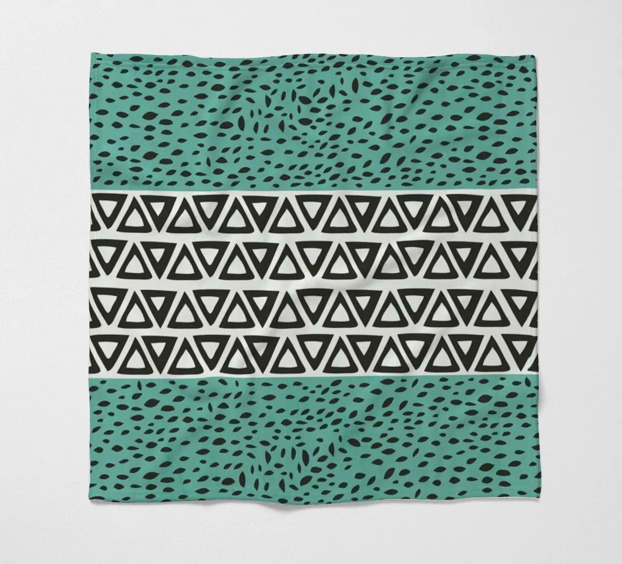 River Path Aqua fleecedeken van Pom Graphic Design