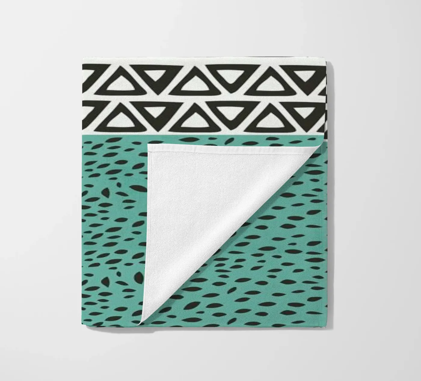 River Path Aqua telo mare da Pom Graphic Design