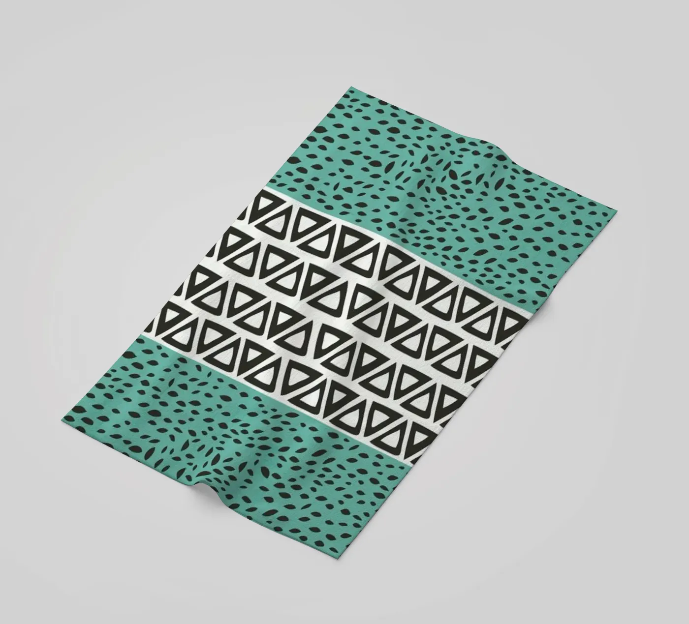 River Path Aqua telo mare da Pom Graphic Design