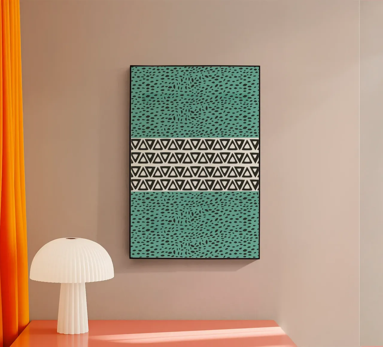 River Path Aqua acrylic glass by Pom Graphic Design