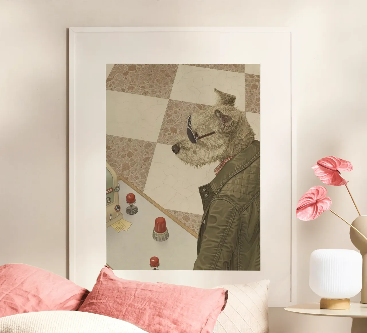 Vintage Cool in azione poster con telaio in plastica da Rustic Grace Studio 02