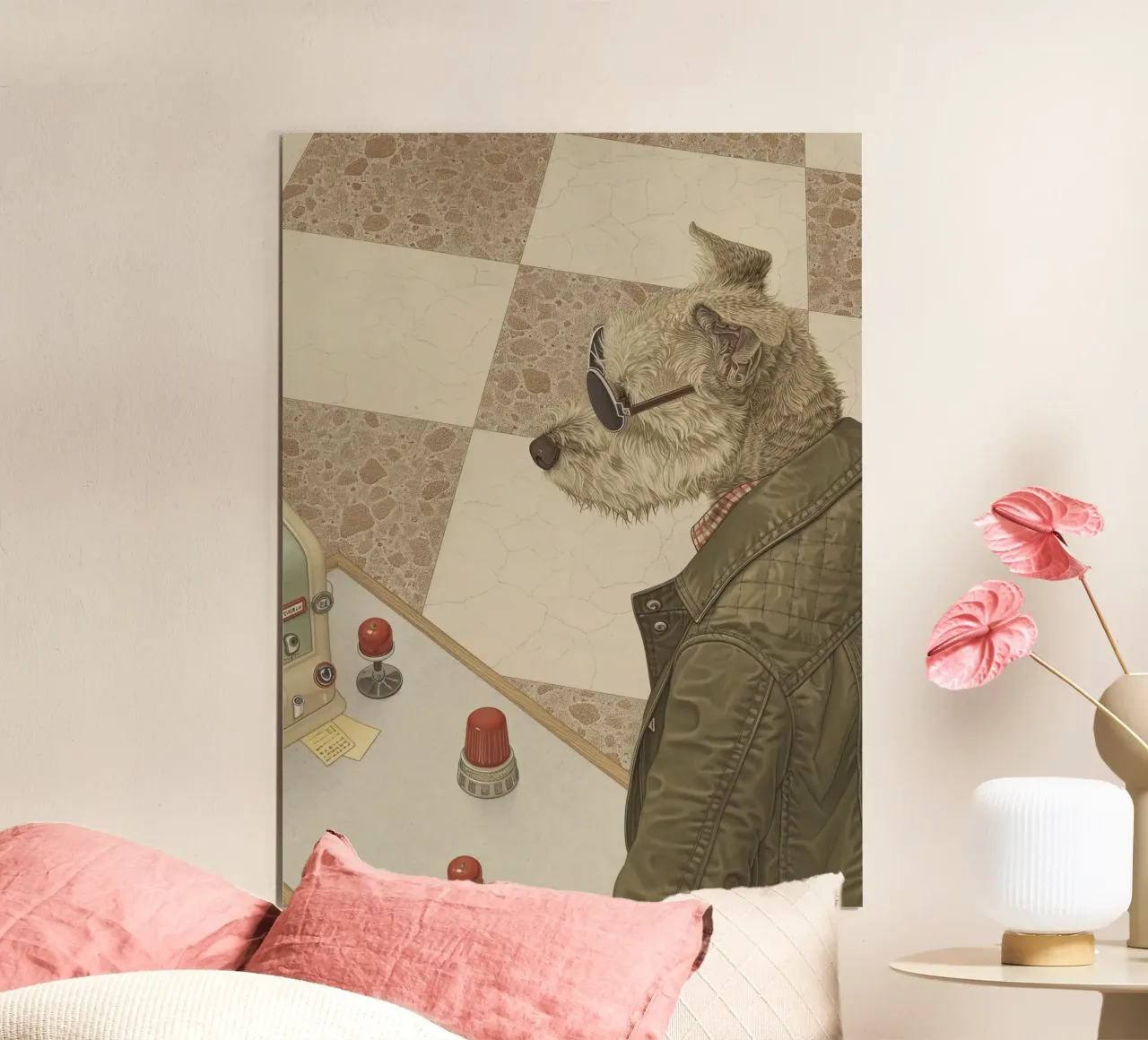 Vintage Cool in azione poster con telaio in plastica da Rustic Grace Studio 02