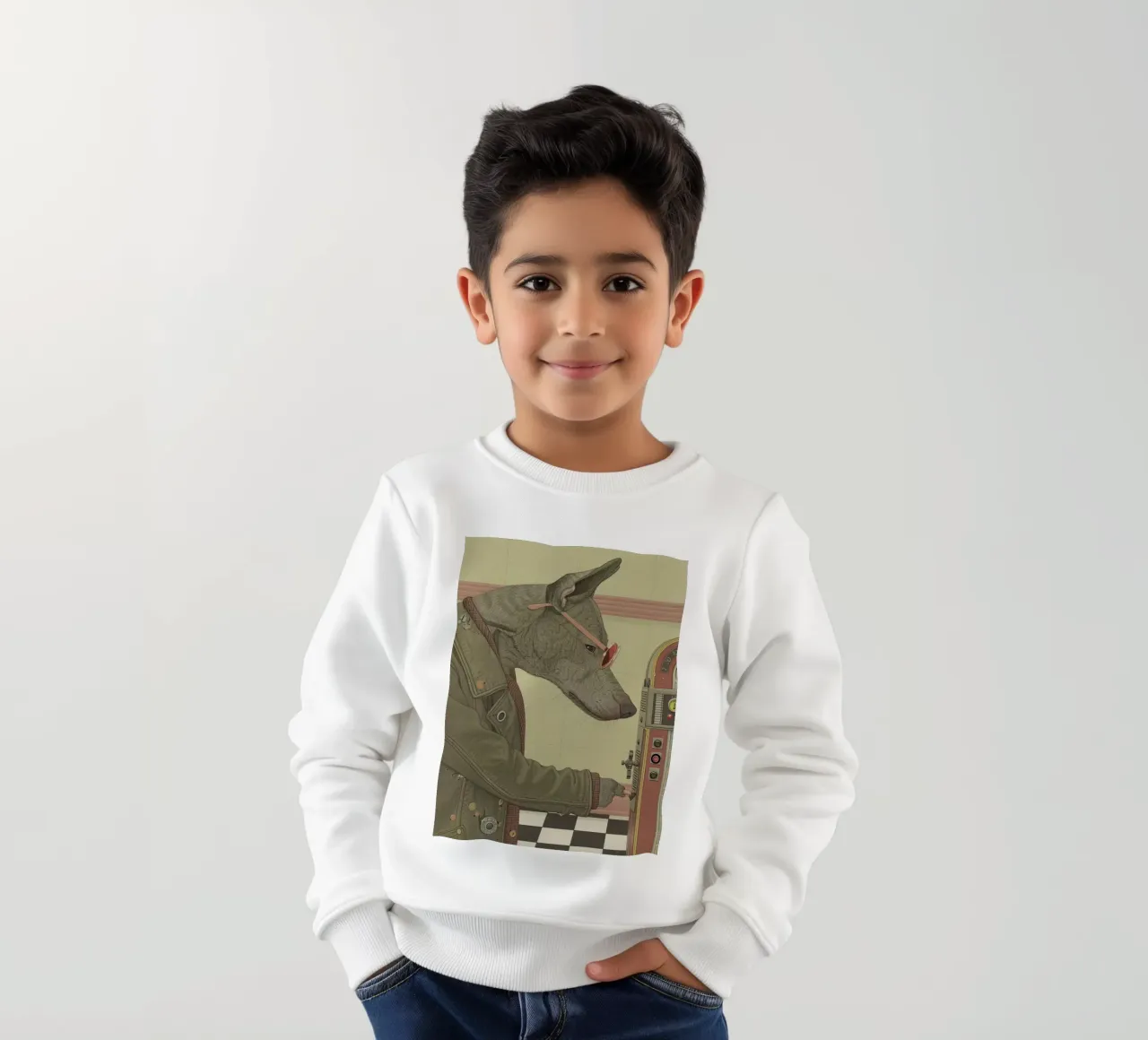 Rotazione e stile felpa bambino da Rustic Grace Studio 02