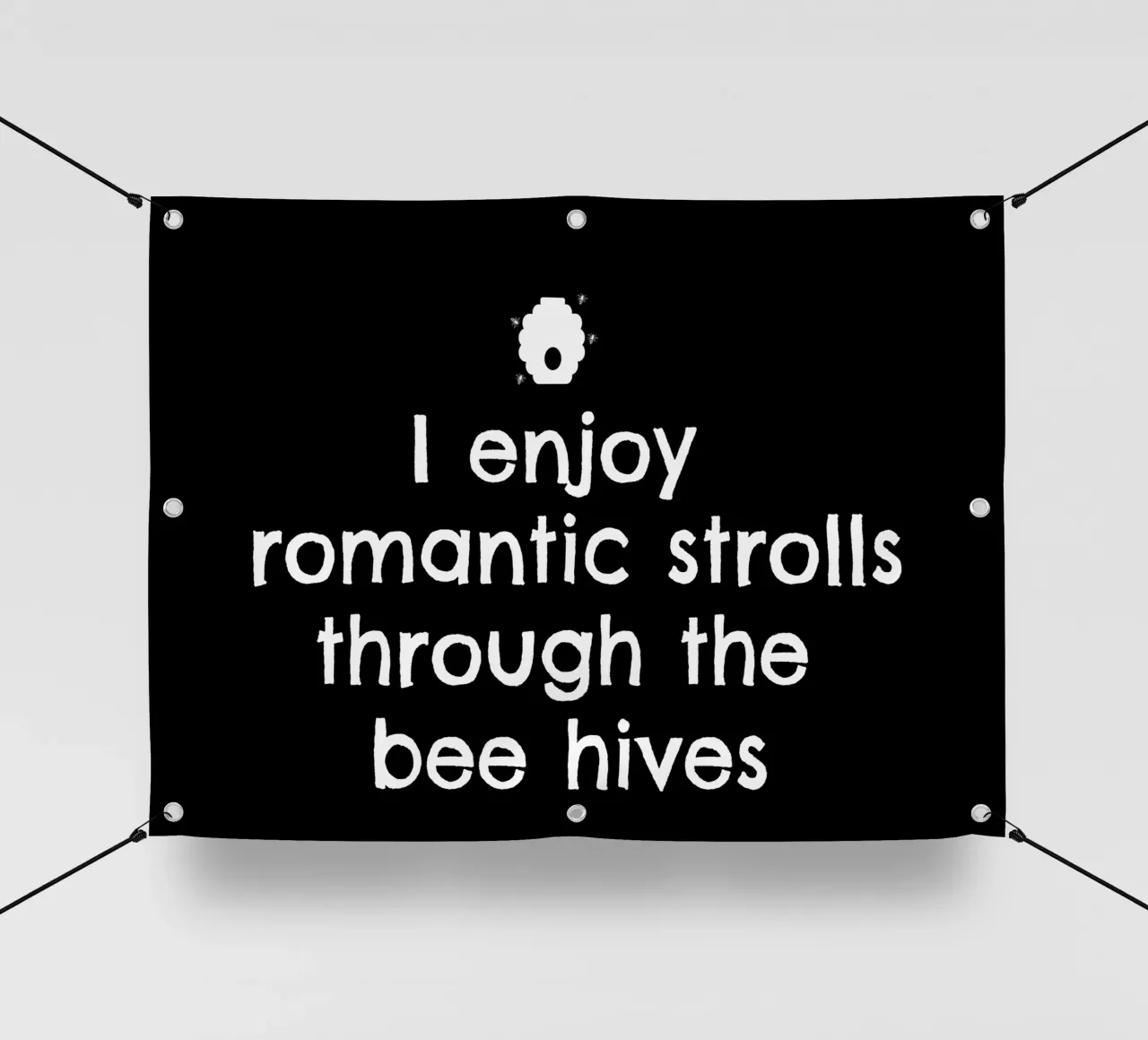 I enjoy romantic strolls through the bee hives telo in pvc da happieeagle