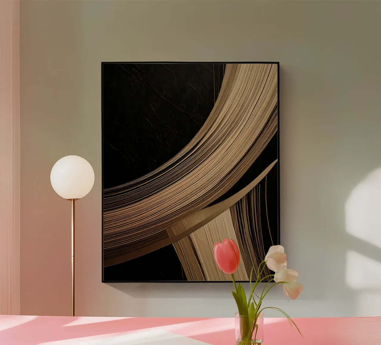 Abstract deconstruction acryl van tylerstudio