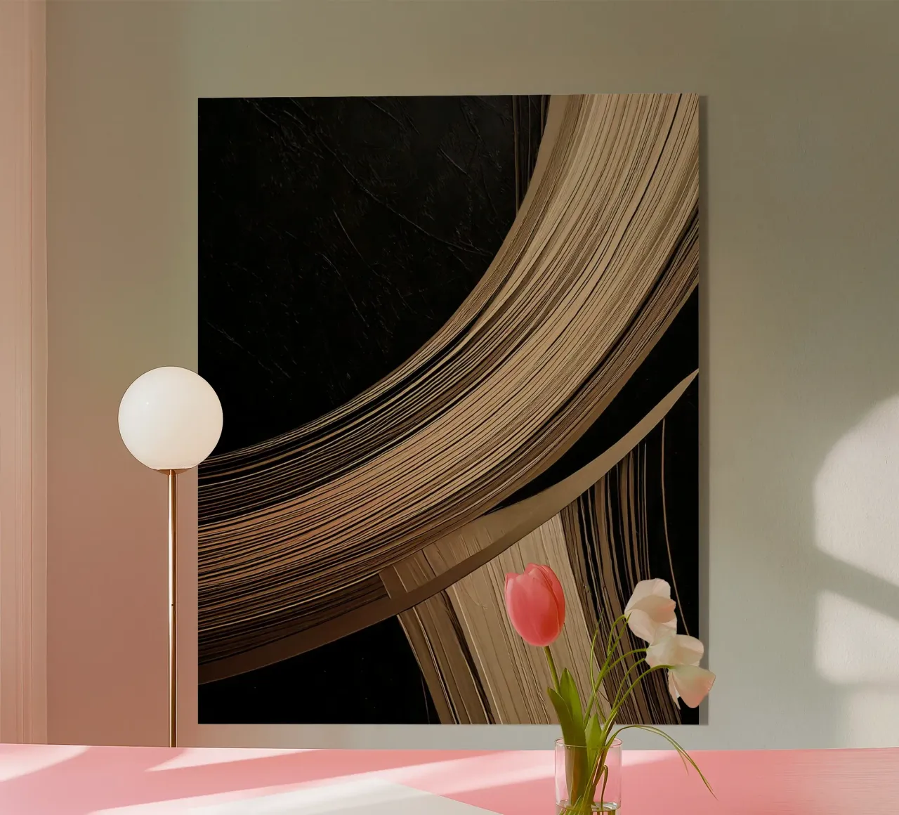 Abstract deconstruction acryl van tylerstudio