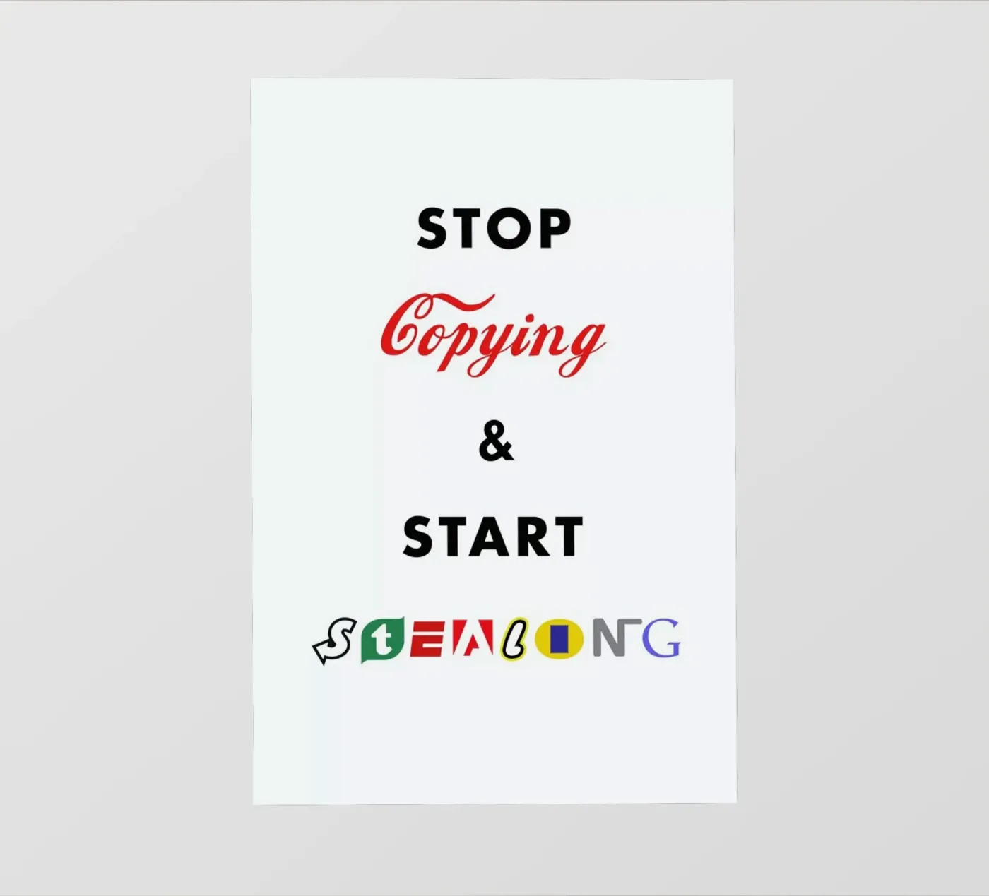 Copy backlit folie van Jaco Haasbroek