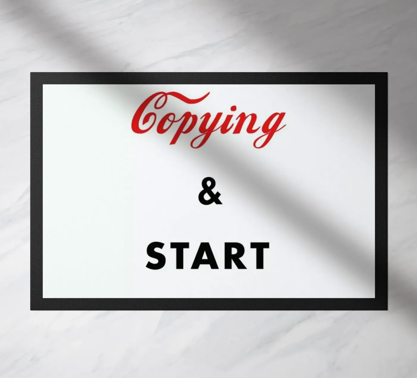 Copy deurmat van Jaco Haasbroek