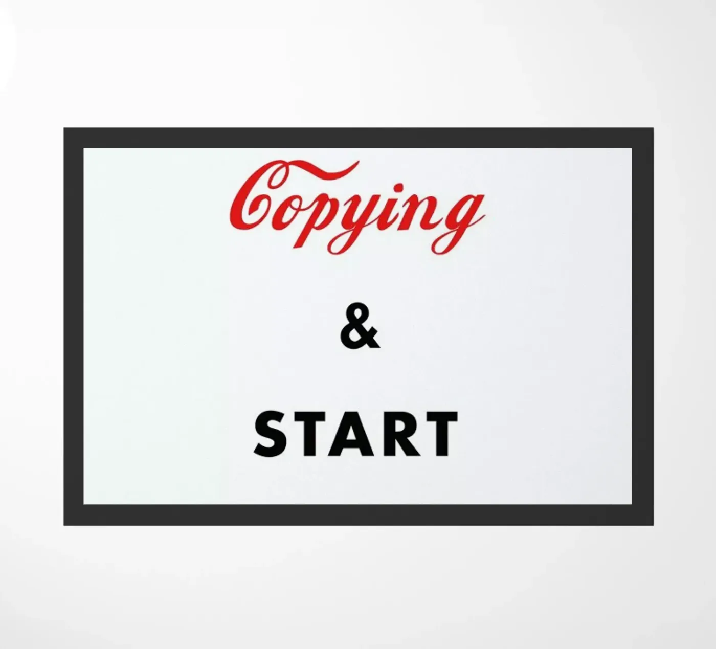 Copy deurmat van Jaco Haasbroek