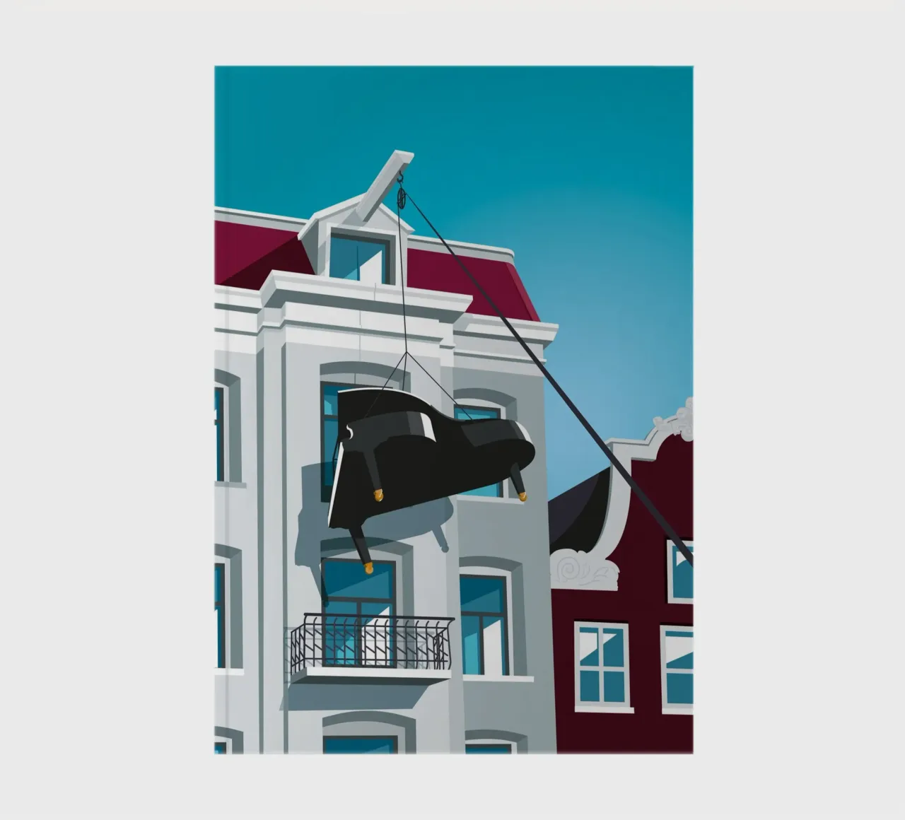 Moving to Amsterdam notebook by Remko Heemskerk