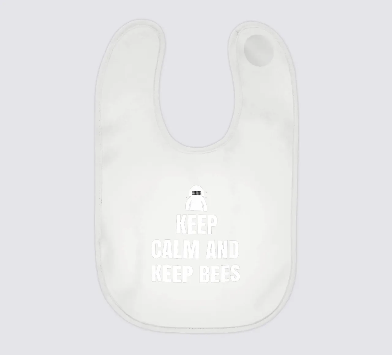 Keep calm and keep bees bavaglino da happieeagle