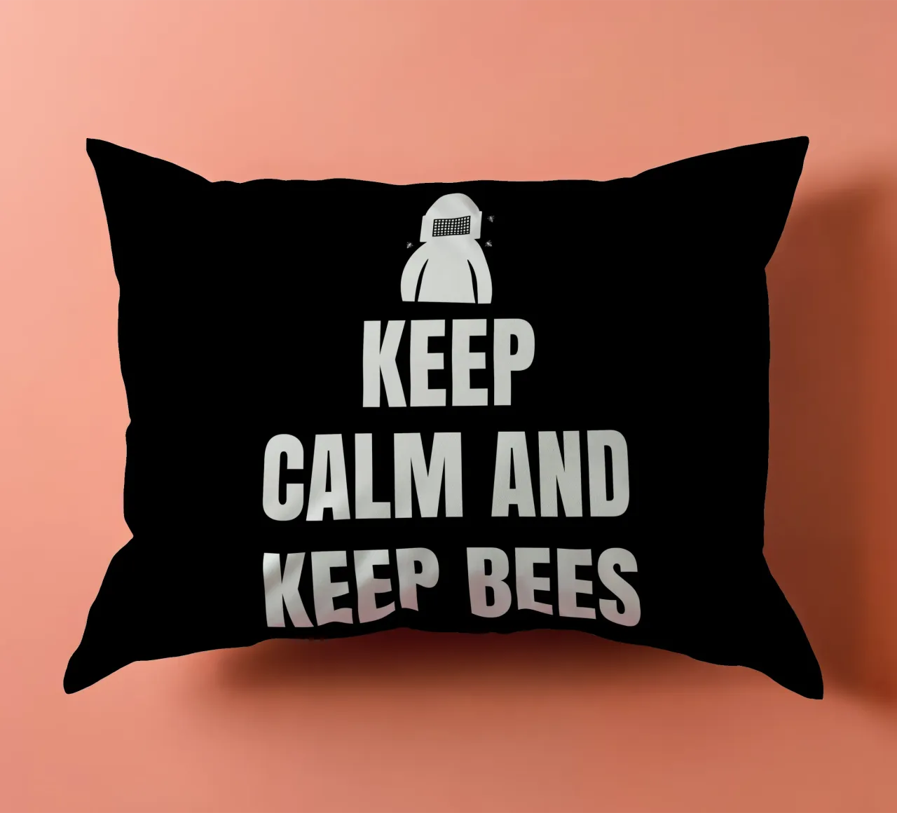 Keep calm and keep bees cuscino da happieeagle