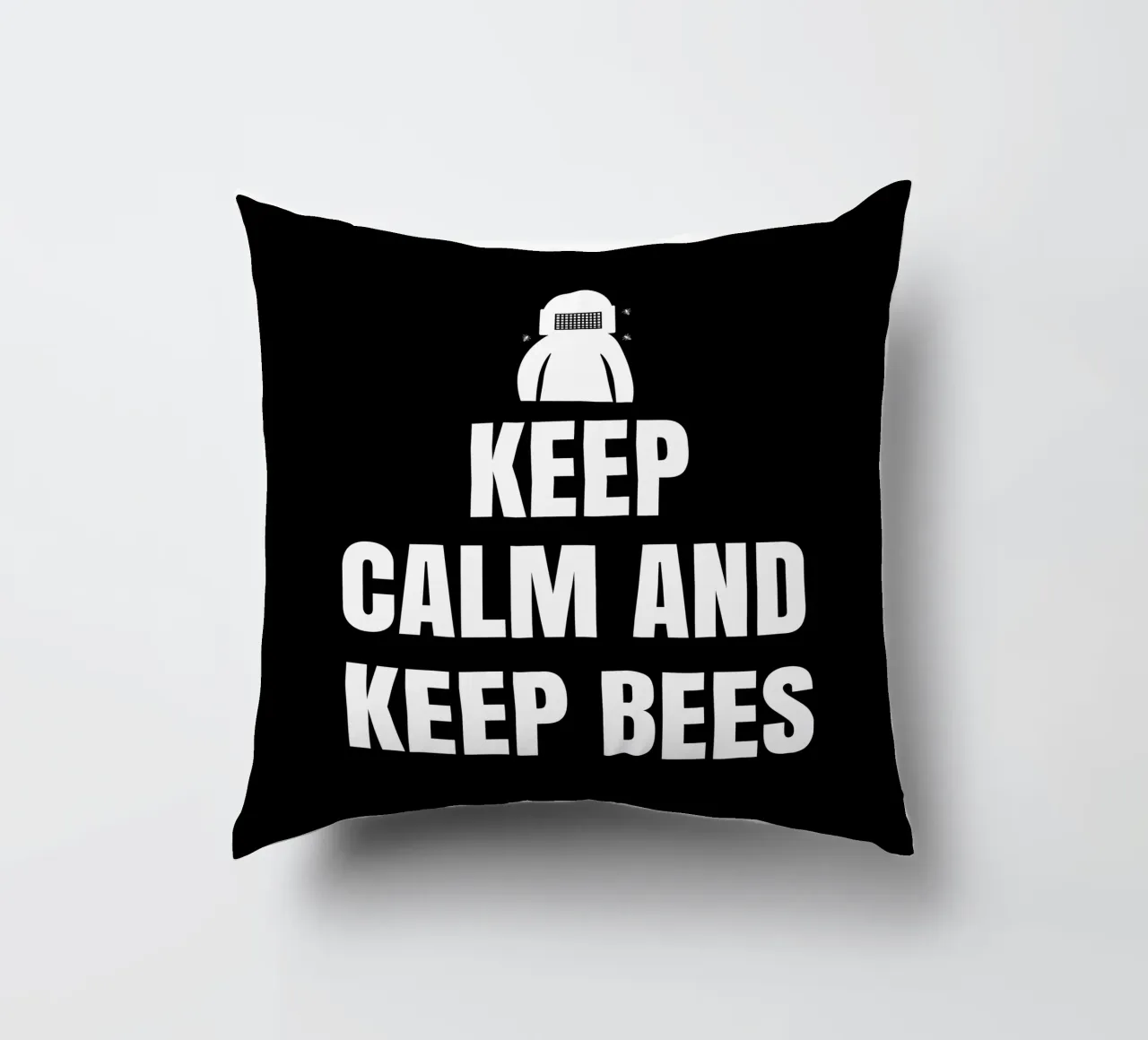 Keep calm and keep bees cuscino da happieeagle