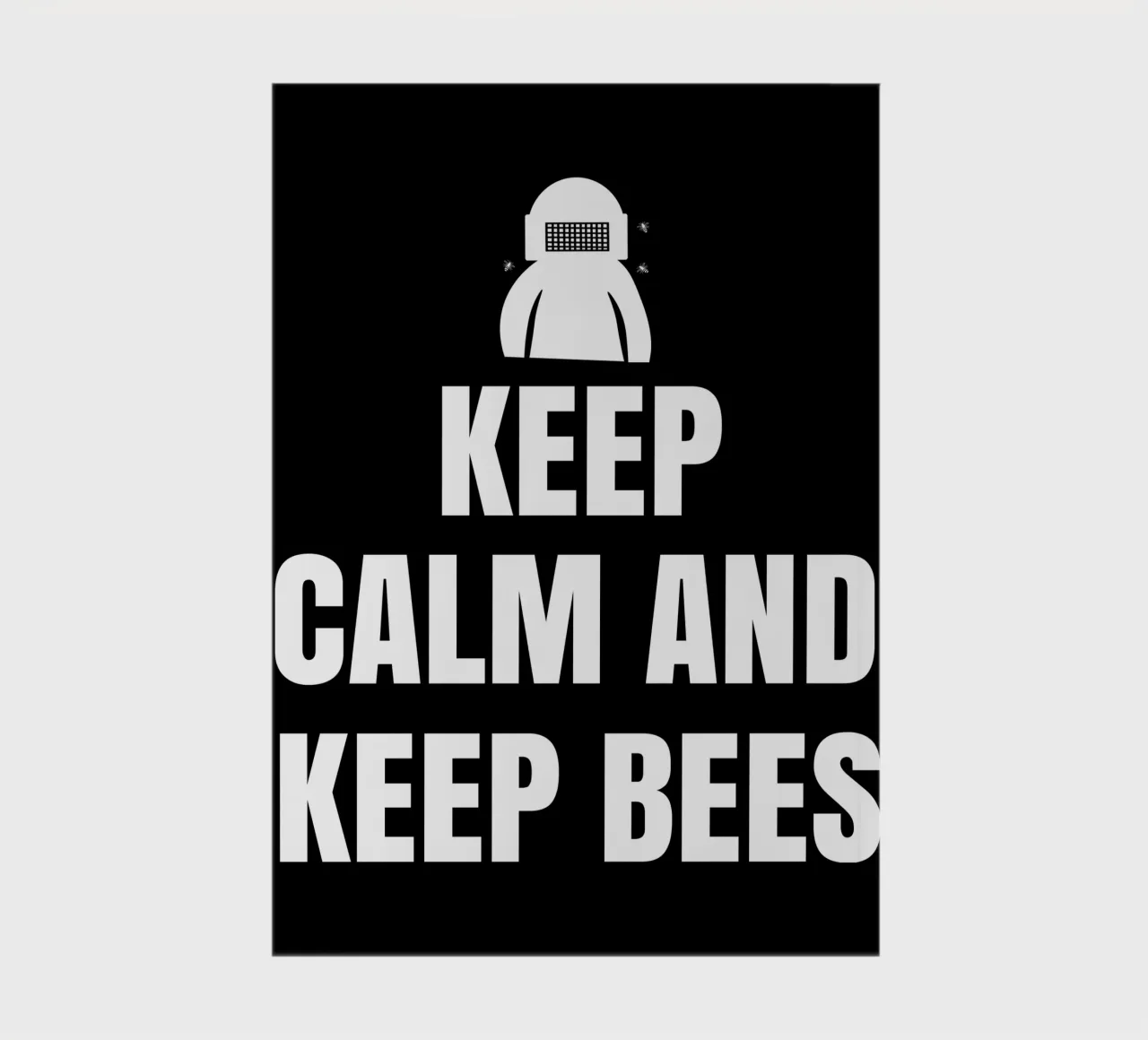 Keep calm and keep bees notebook by happieeagle