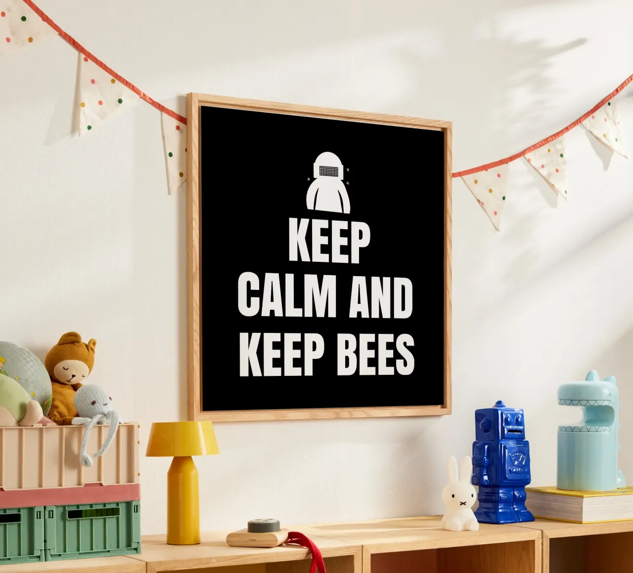 Keep calm and keep bees plexiglass da happieeagle