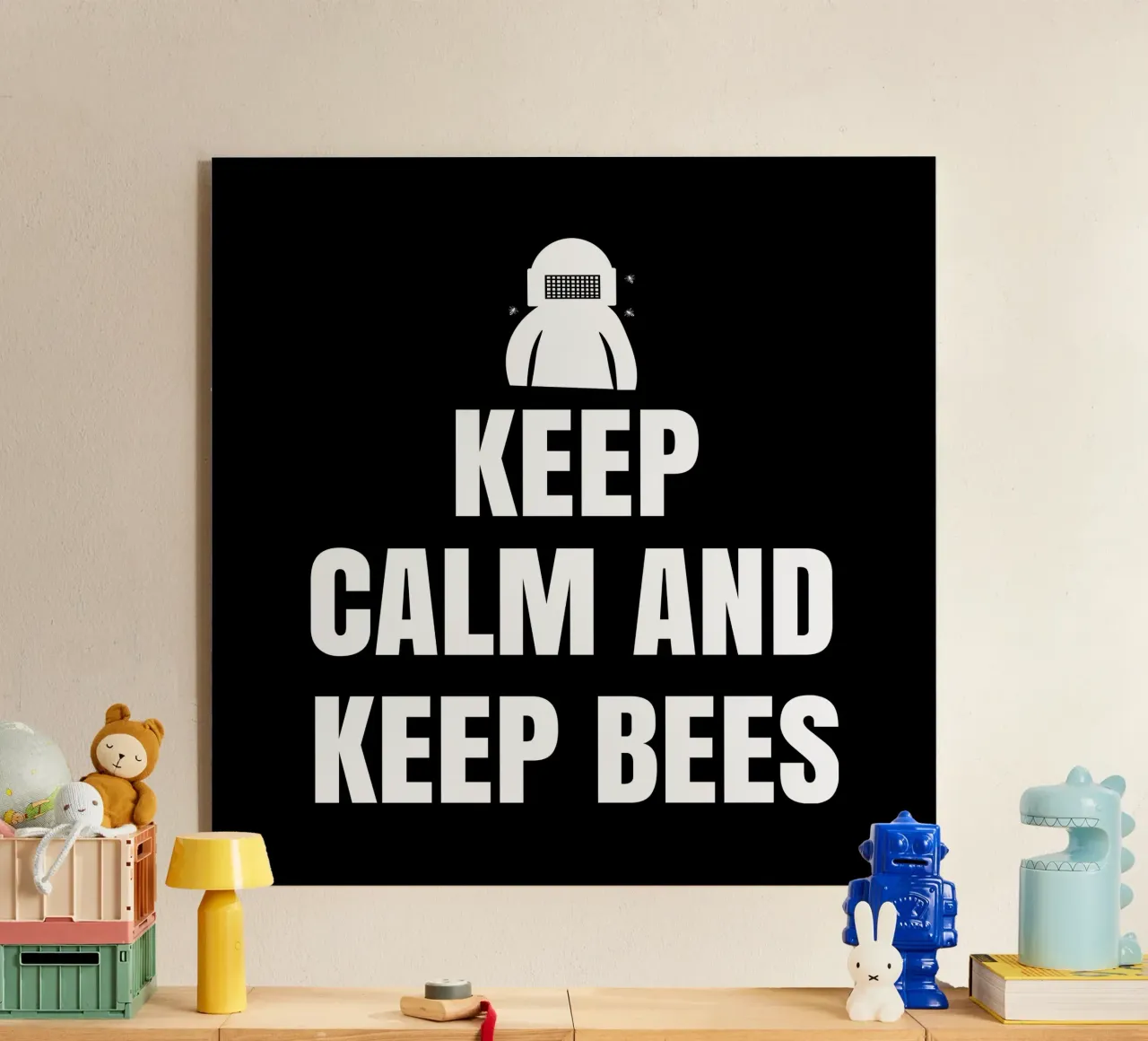 Keep calm and keep bees plexiglass da happieeagle