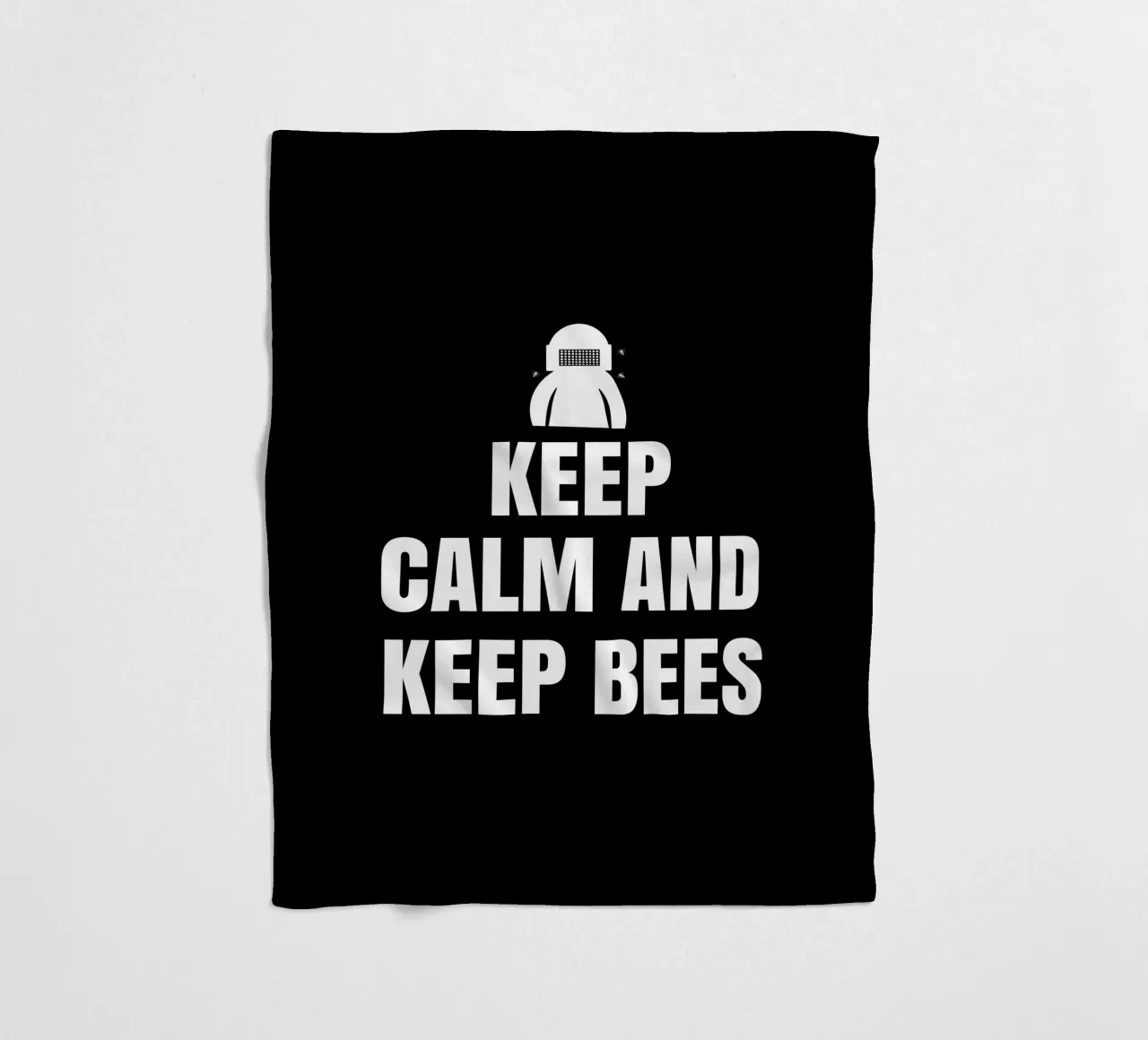 Keep calm and keep bees coperta in pile da happieeagle
