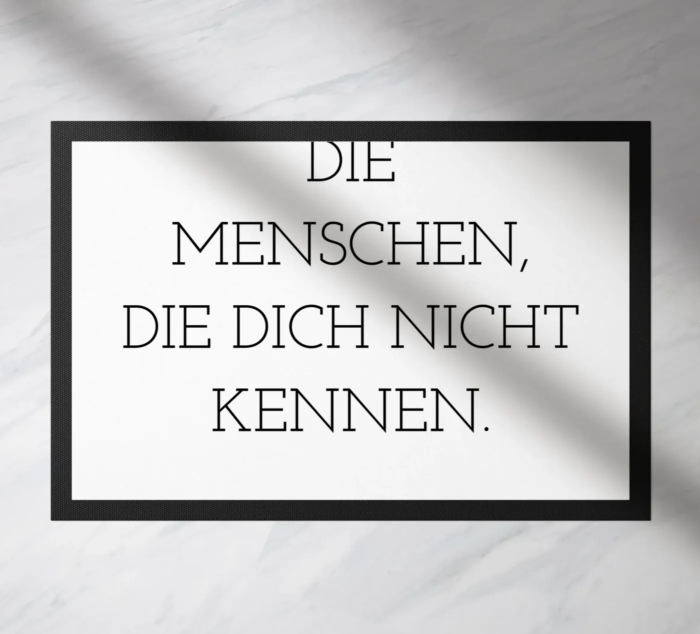 Spruch Fußmatte von Alina
