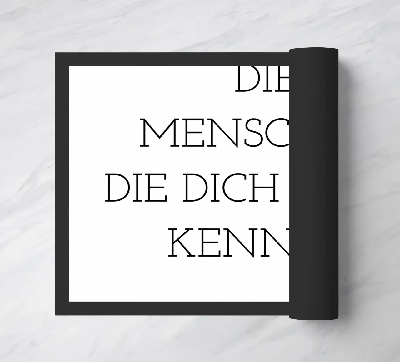 Spruch doormat by Alina
