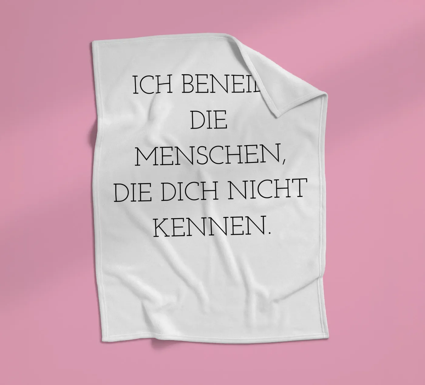 Spruch Fleecedecke von Alina