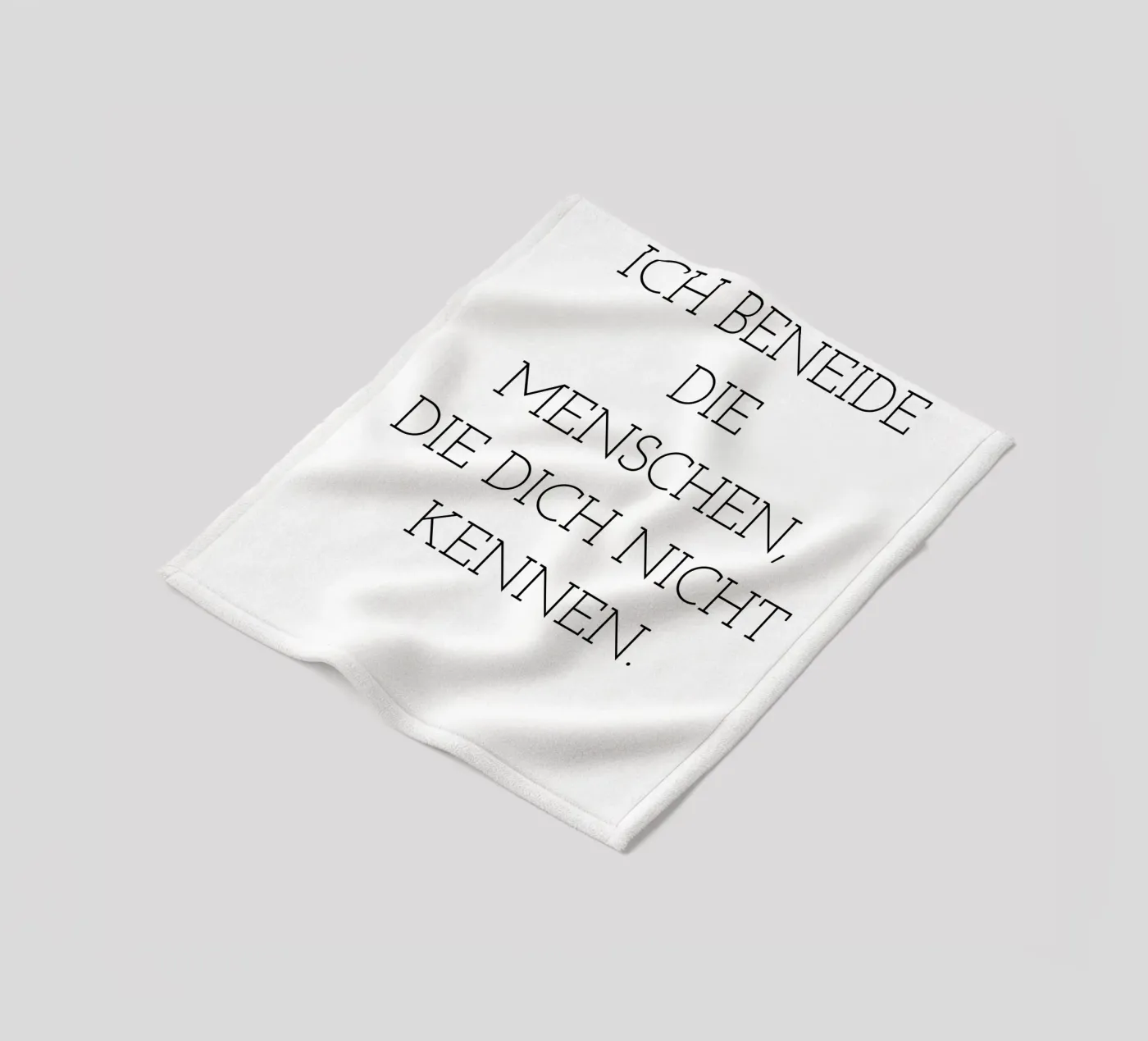 Spruch Fleecedecke von Alina