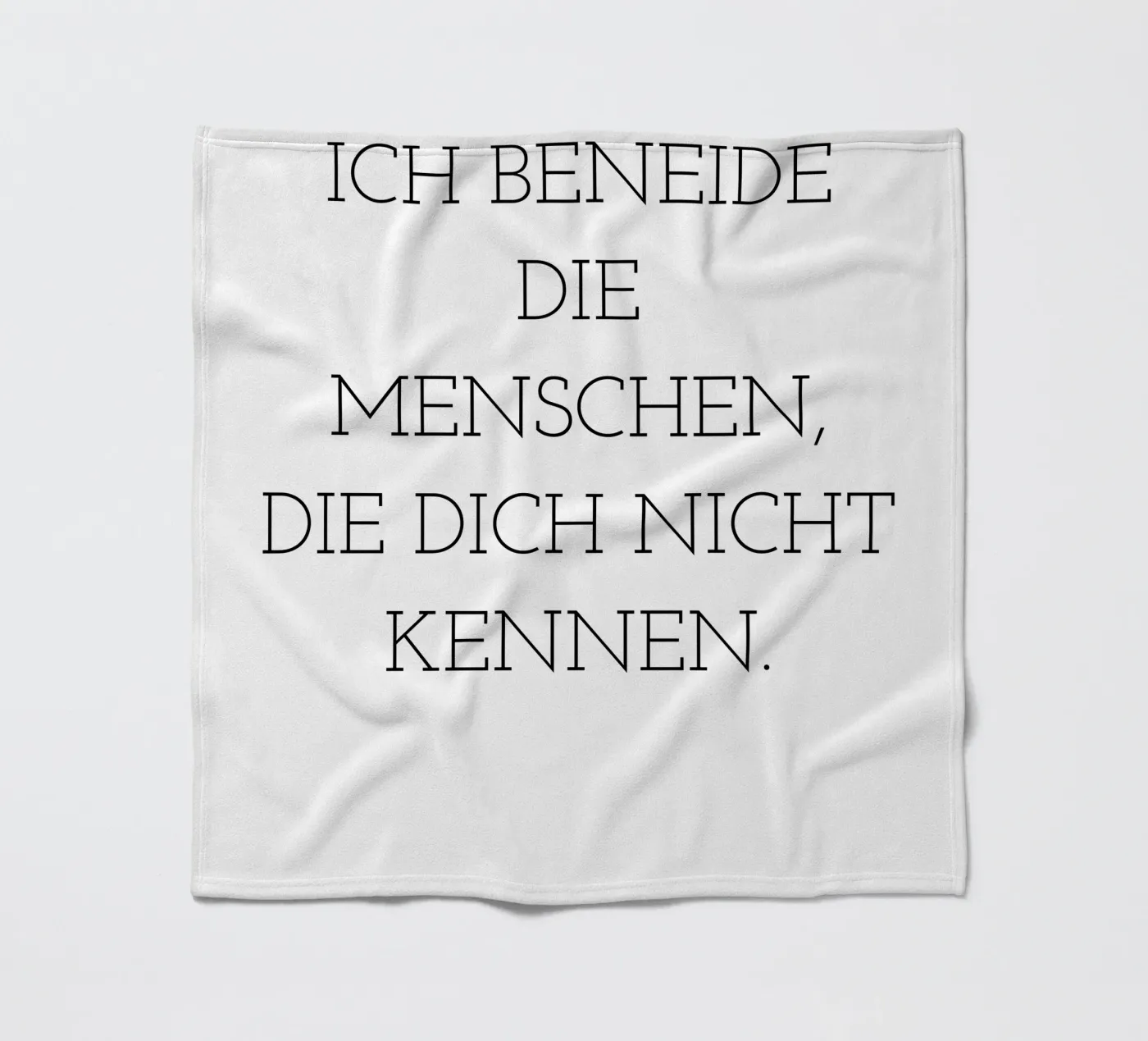 Spruch Fleecedecke von Alina