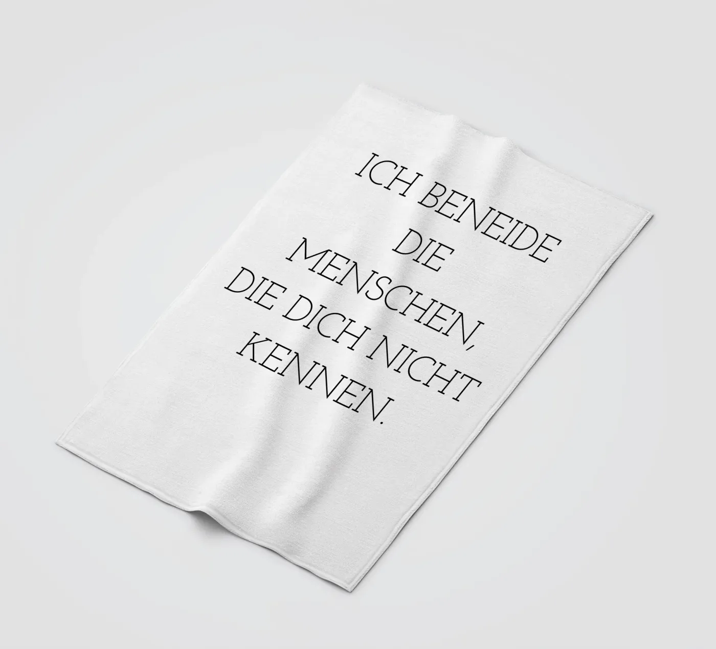 Spruch Fleecedecke von Alina