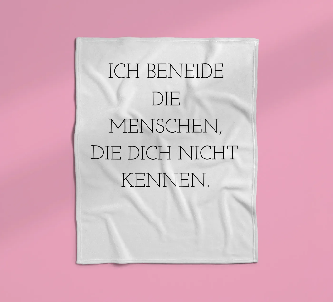 Spruch Fleecedecke von Alina