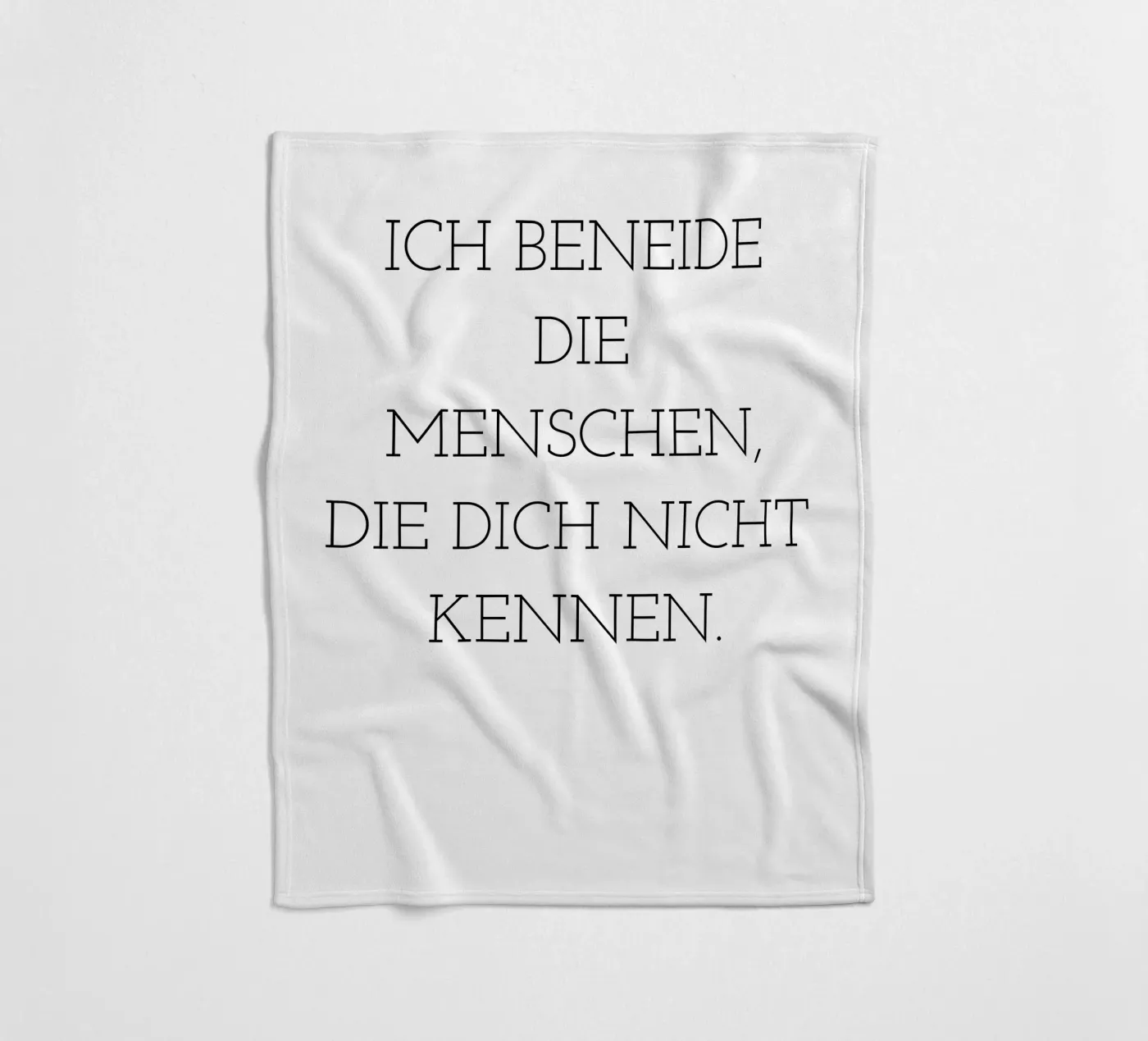 Spruch Fleecedecke von Alina