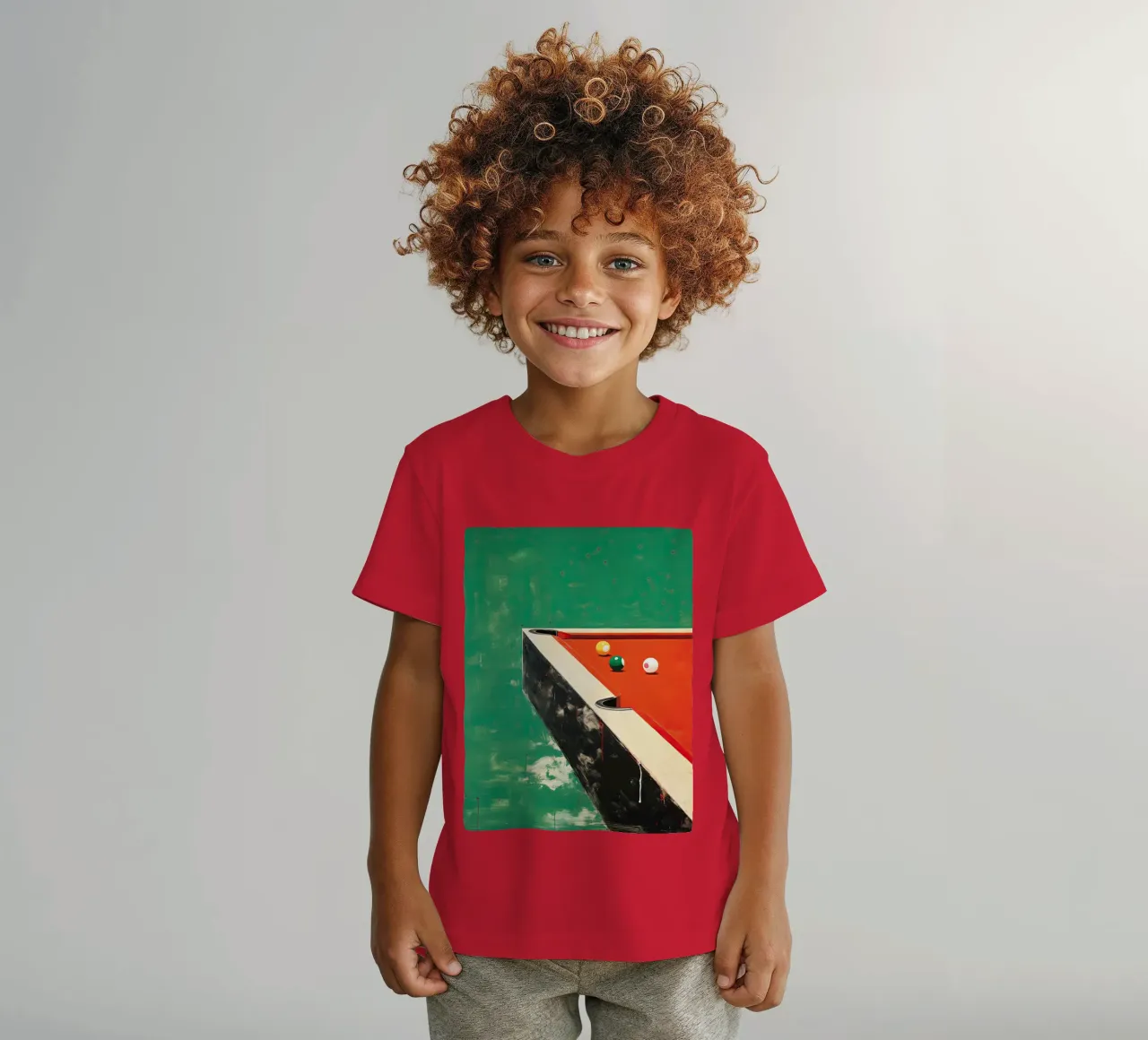 Pool Table kinder t-shirt van DaarbyN