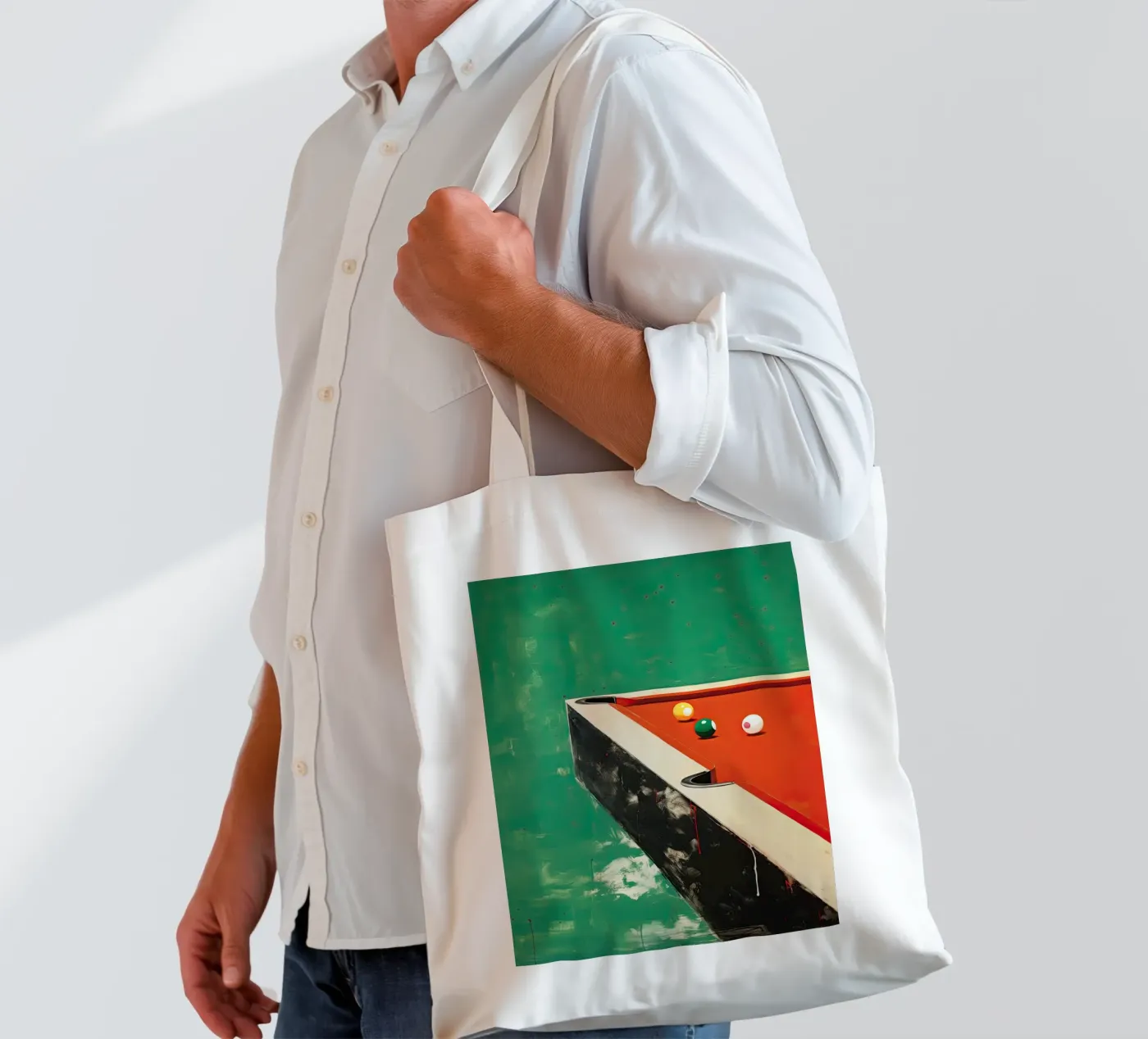 Pool Table tote bag by DaarbyN