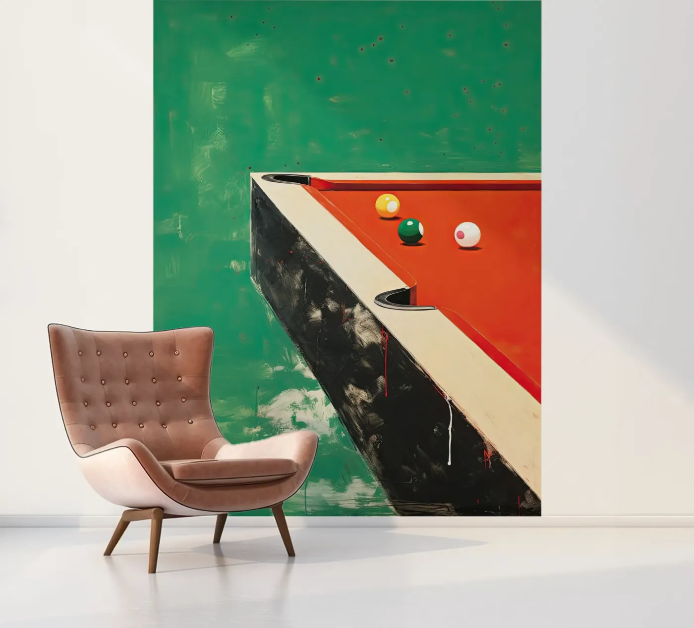 Pooltafel fotobehang van DaarbyN