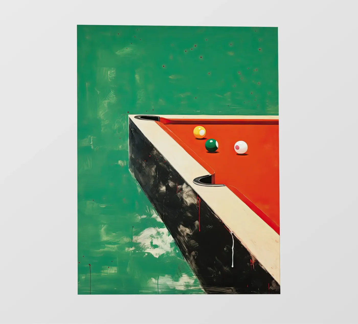 Pooltafel fotobehang van DaarbyN