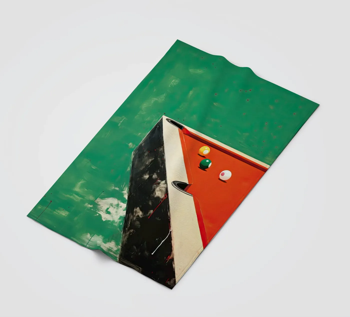 Pool Table fleece blanket by DaarbyN