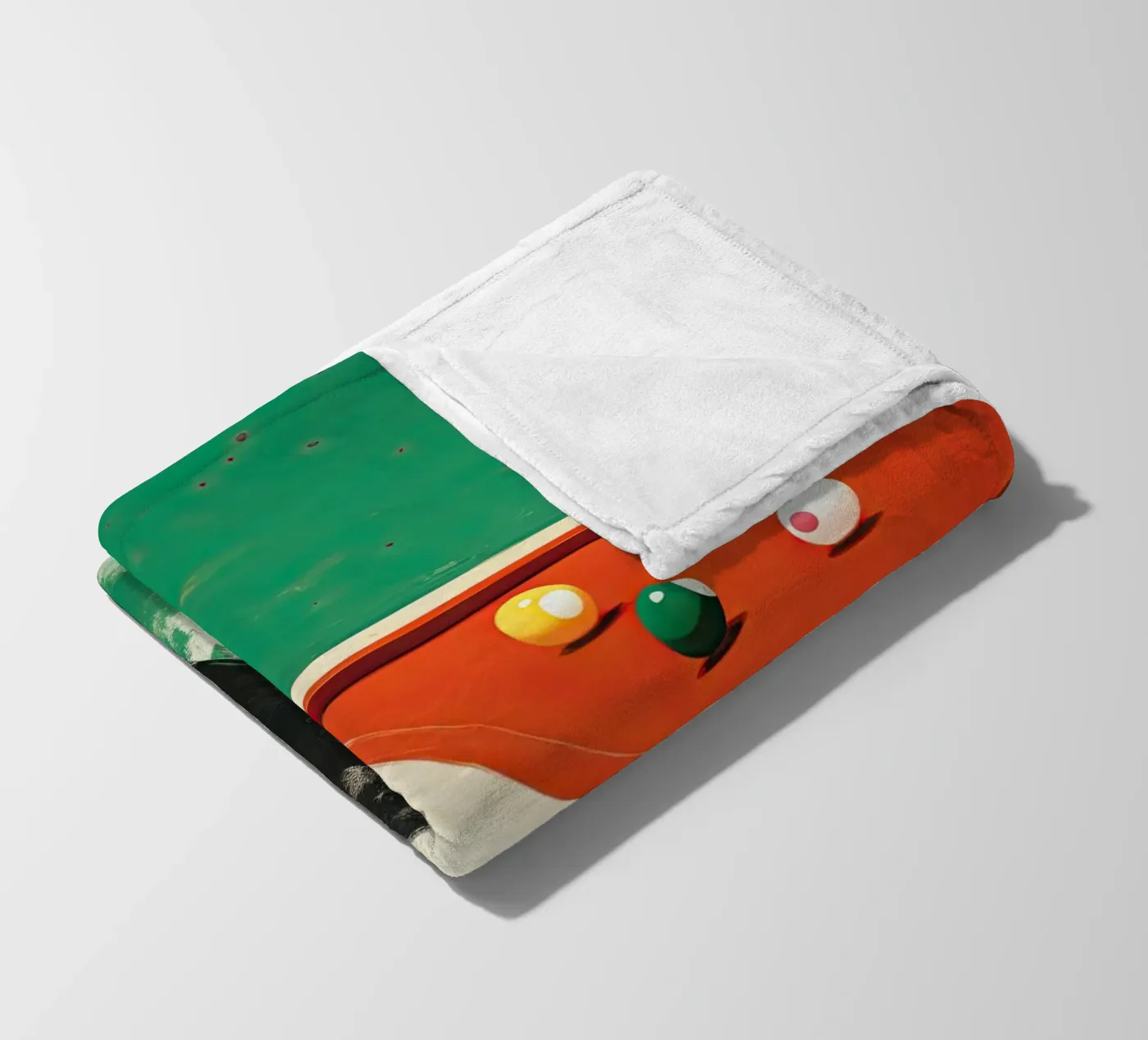 Pool Table fleece blanket by DaarbyN