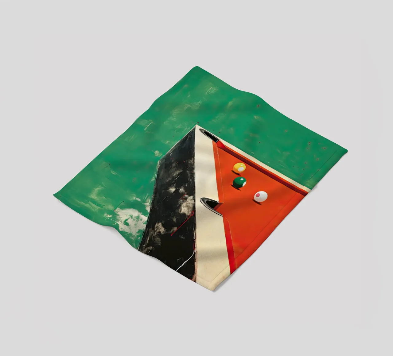 Pool Table fleece blanket by DaarbyN