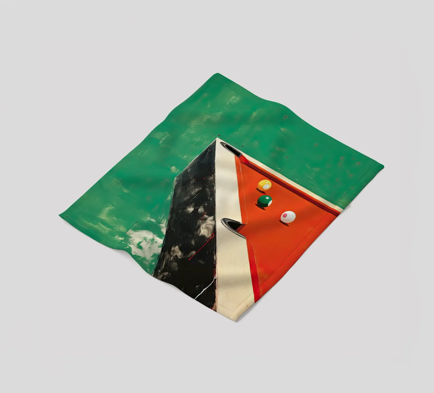 Pool Table fleece blanket by DaarbyN