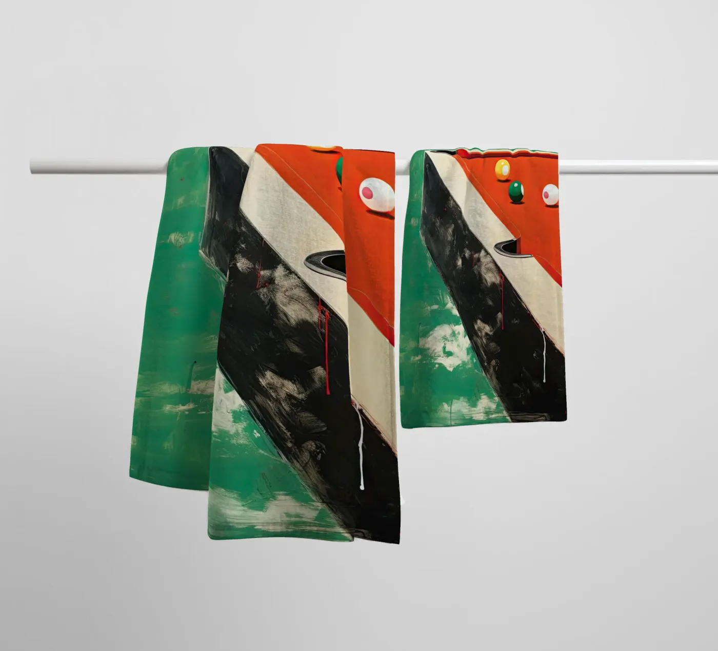 Pool Table towel by DaarbyN