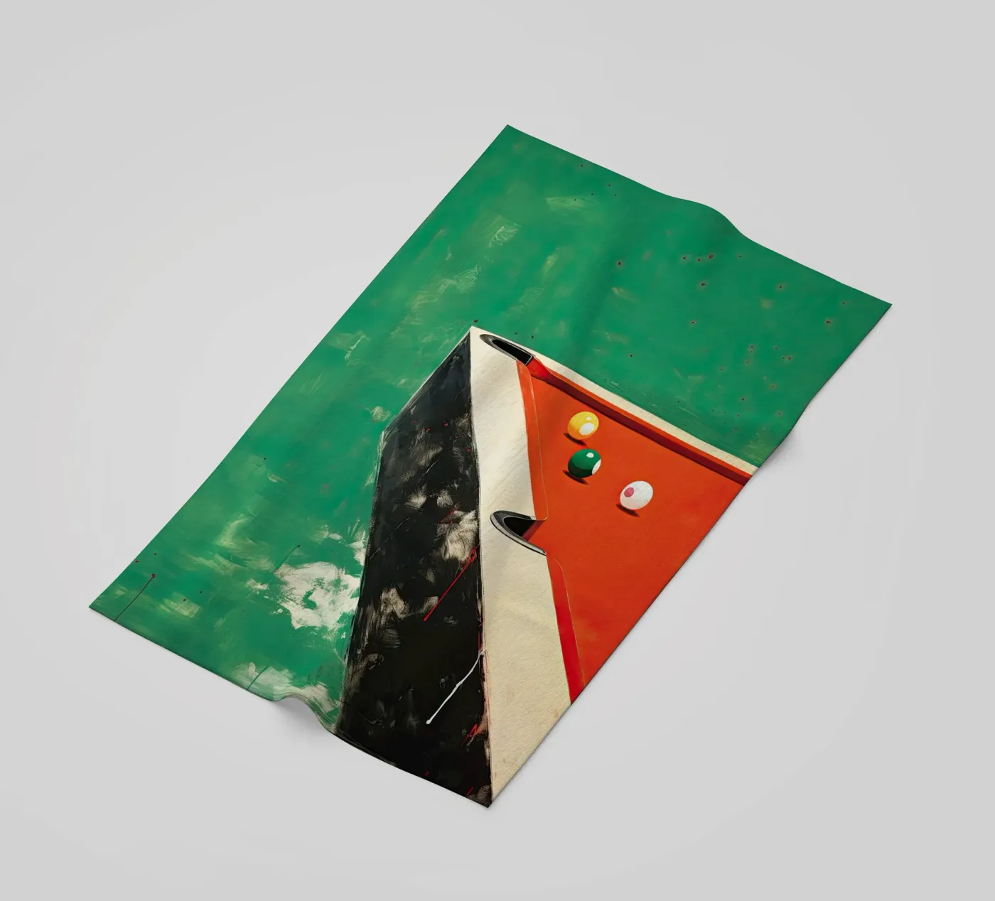Pool Table beach towel by DaarbyN