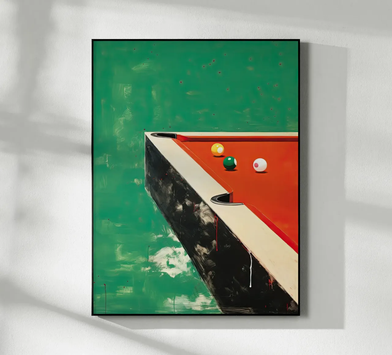 Pooltafel acryl van DaarbyN