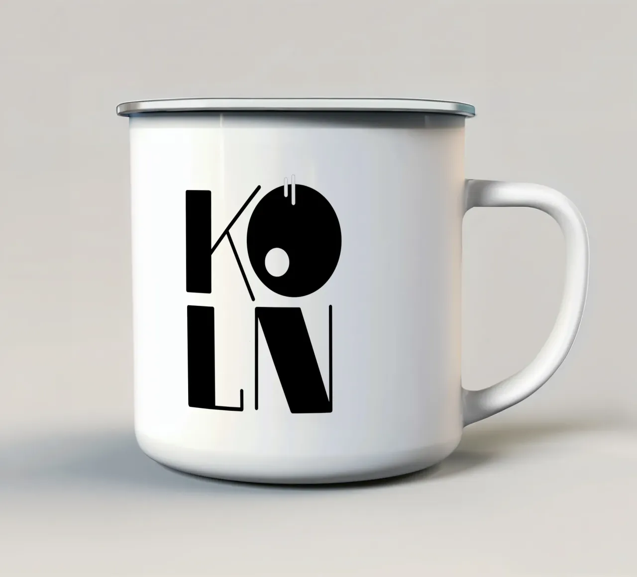 KÖLN Liebe tazza in smalto da LIMITED EDITION LETTERS