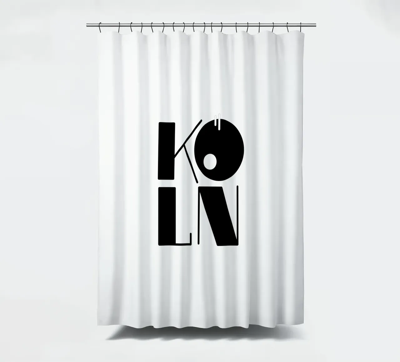 KÖLN Liebe douchegordijn van LIMITED EDITION LETTERS