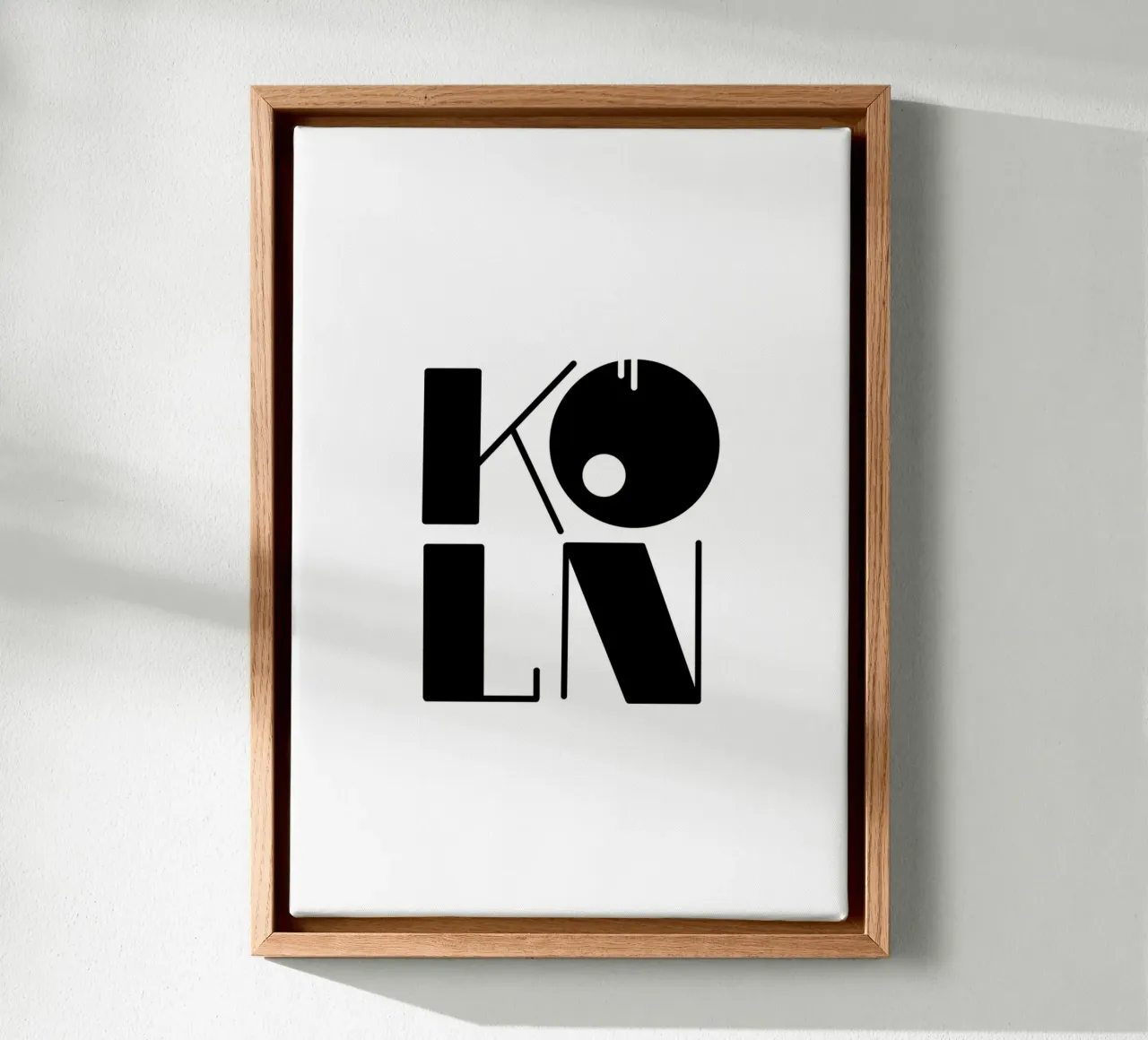 KÖLN Liebe canvas by LIMITED EDITION LETTERS
