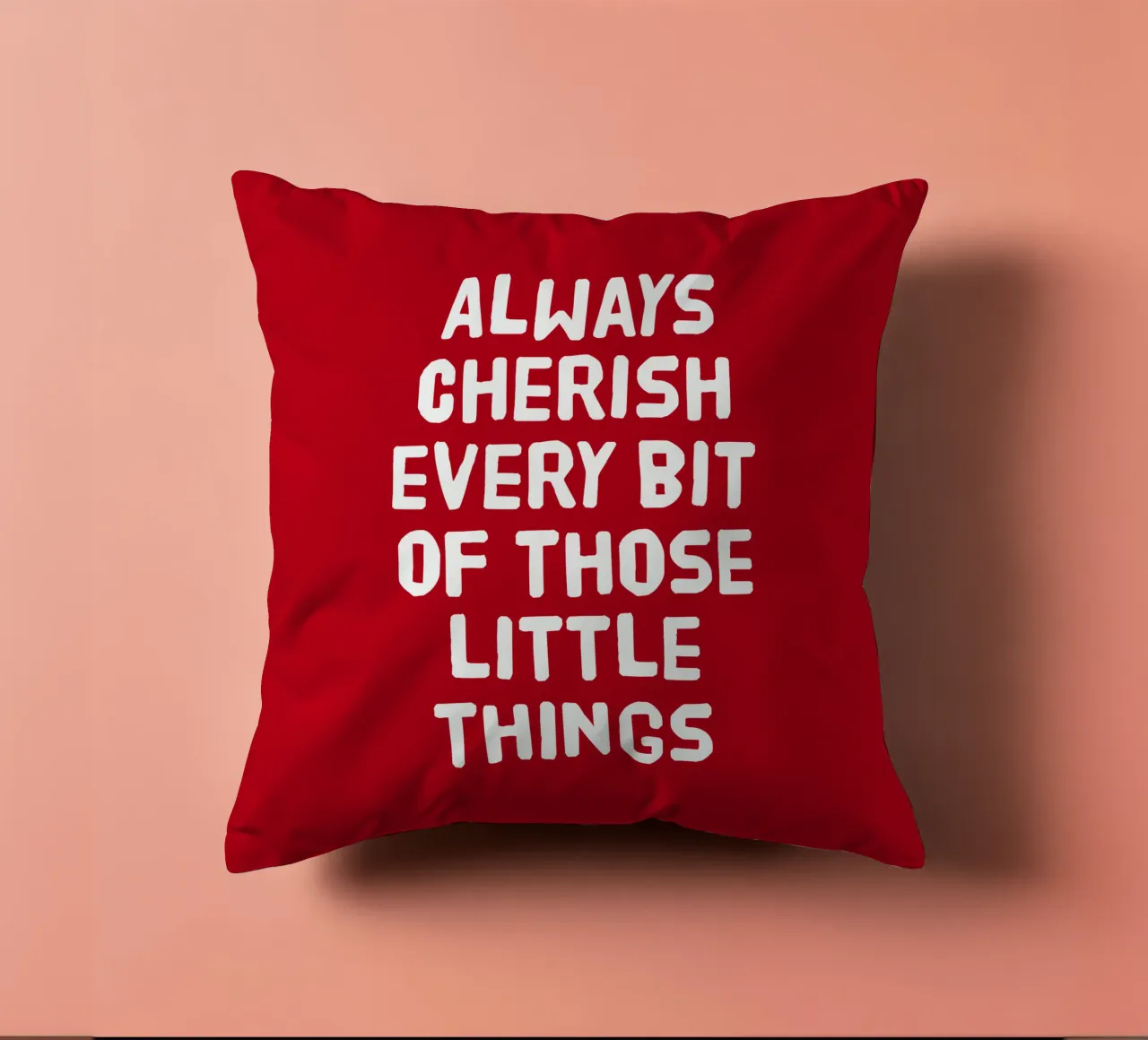 Always cherish every bit of those little things cuscino da happieeagle